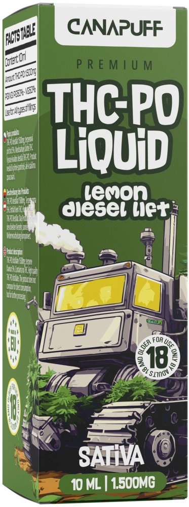 CanaPuff THCPO Liquid Lemon Diesel Lift