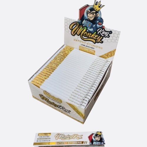 Monkey King Expert Stoners fehérítetlen ultravékony sodorpapírok KS Slim