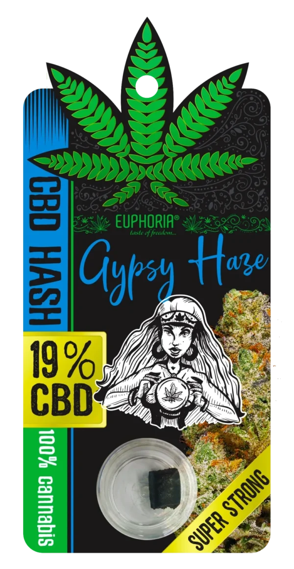 Euphoria CBD Hash 19% Gypsy Haze