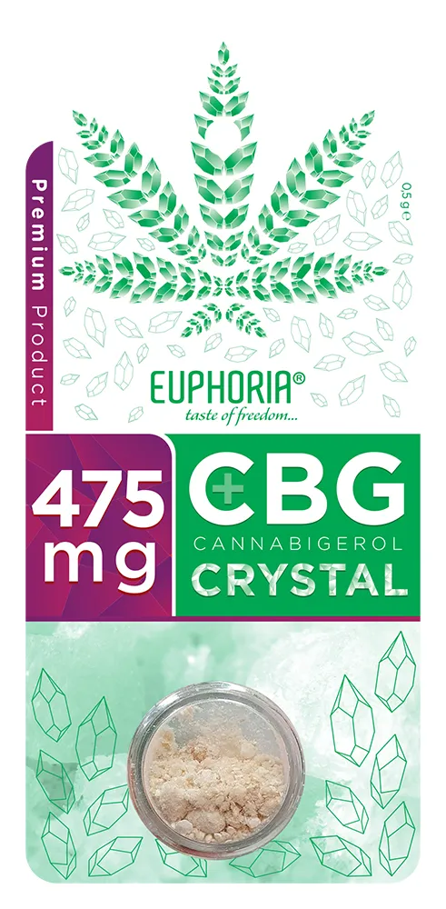 Euphoria Tiszta CBG kristály 475 mg