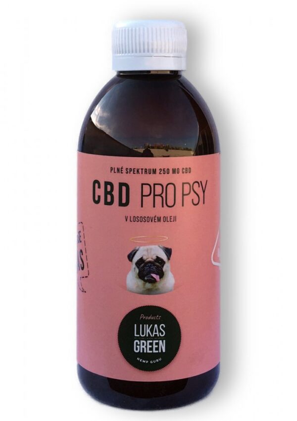 Lukas Green CBD kutyák számára lazacolajban 250 ml
