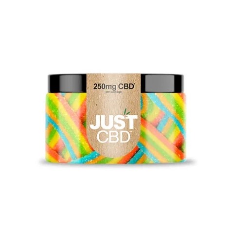 JustCBD Gummies Rainbow Ribbons 250 mg - 3000 mg CBD 250 mg