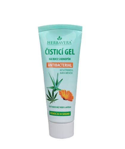 Herbavera Tisztító kézzselé kenderrel Antibakteriális 80 ml