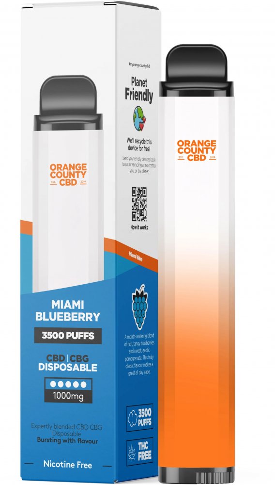 Orange County CBD Vape toll Miami Áfonya 3500 Pöfékel