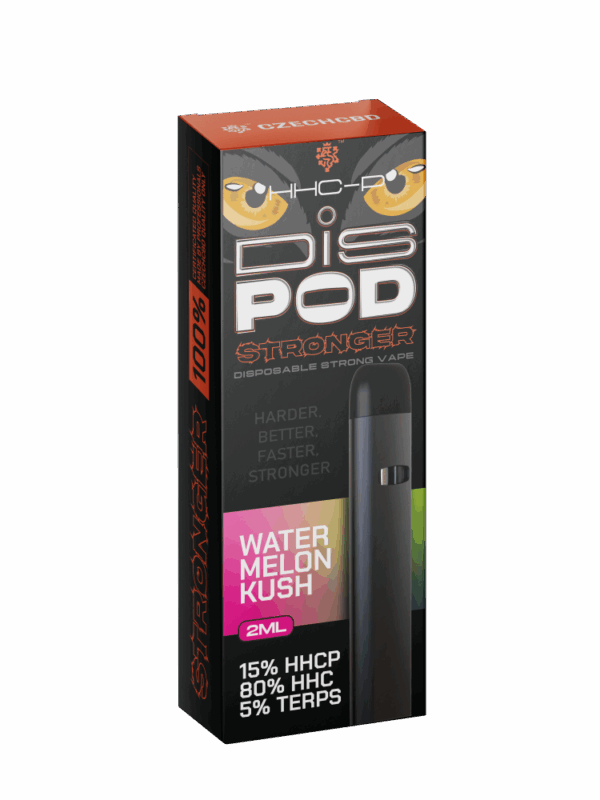 Czech CBD HHCP Vape Pen Stronger DisPOD Watermelon Kush 15% HHCP