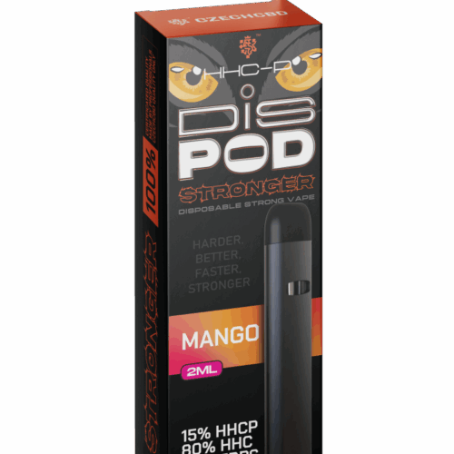 Czech CBD HHCP Vape Pen Stronger disPOD Mango 15 % HHCP