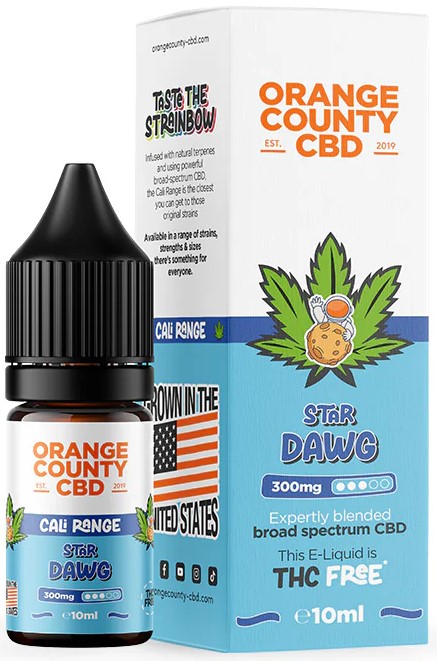 Orange County CBD E-Liquid Star Dawg