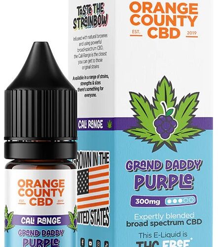Orange County CBD E-Liquid Grand Daddy Purple