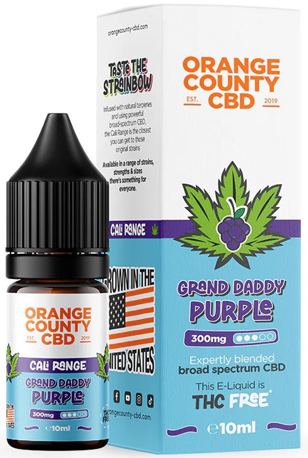 Orange County CBD E-Liquid Grand Daddy Purple