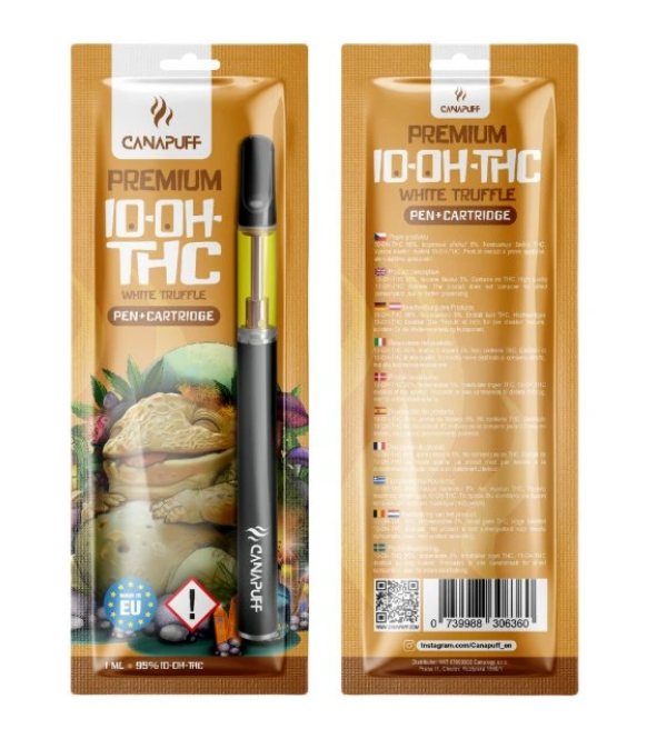 CanaPuff 10-OH-THC toll + patron fehér szarvasgomba
