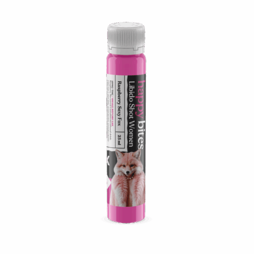 Happy Bites THC+ Shot Raspberry Sexy Fox (Libido)