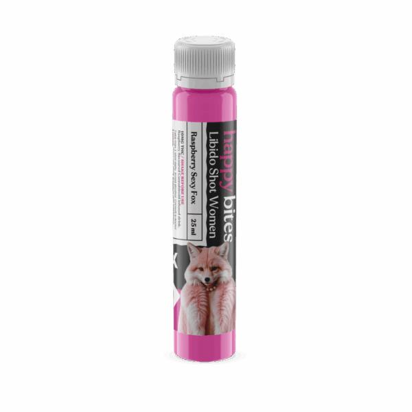 Happy Bites THC+ Shot Raspberry Sexy Fox (Libido)