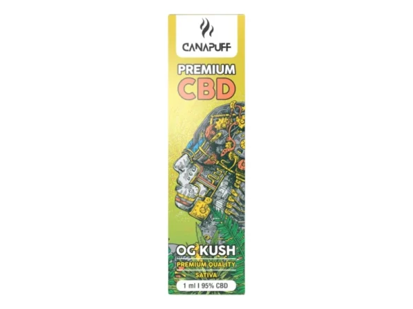CanaPuff CBD eldobható Vape Pen OG KUSH
