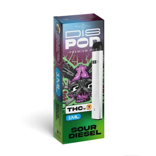 Czech CBD THCV Vape Pen disPOD Sour Diesel