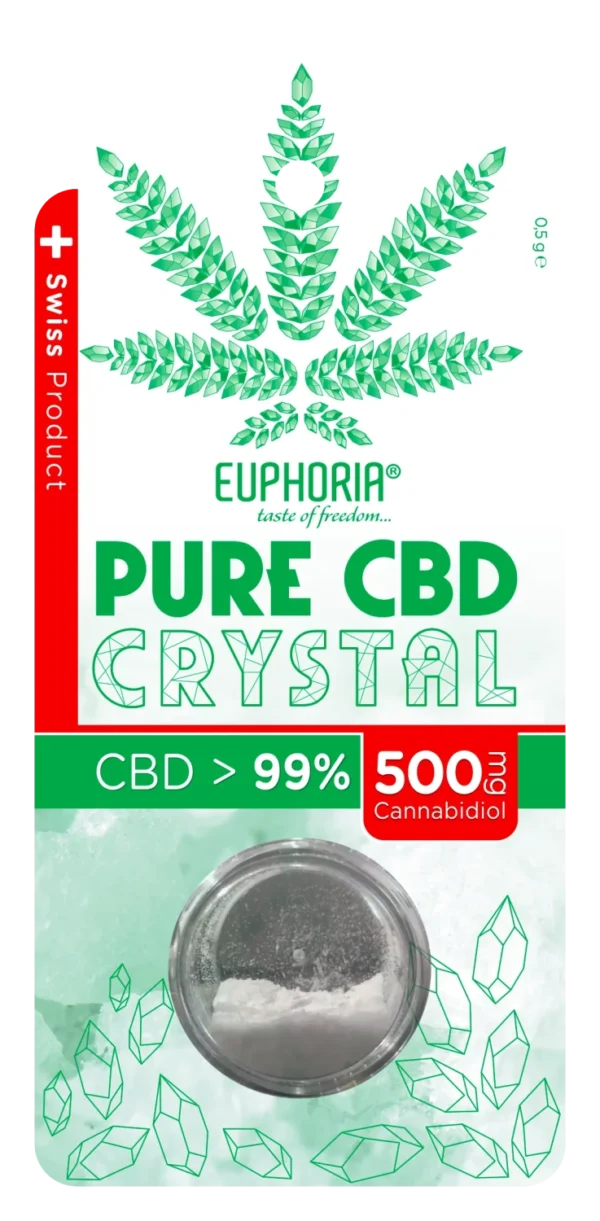 Euphoria Pure CBD Crystal - 99 % (500 mg)