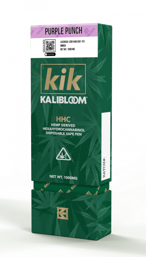 Kalibloom HHC Vape Pen Purple Punch 96 %