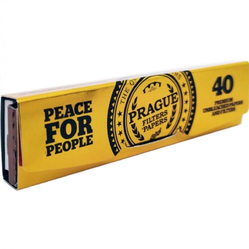 Prague Filters and Papers - Cigarettaszűrők és papírok - Fehérítetlen készlet
