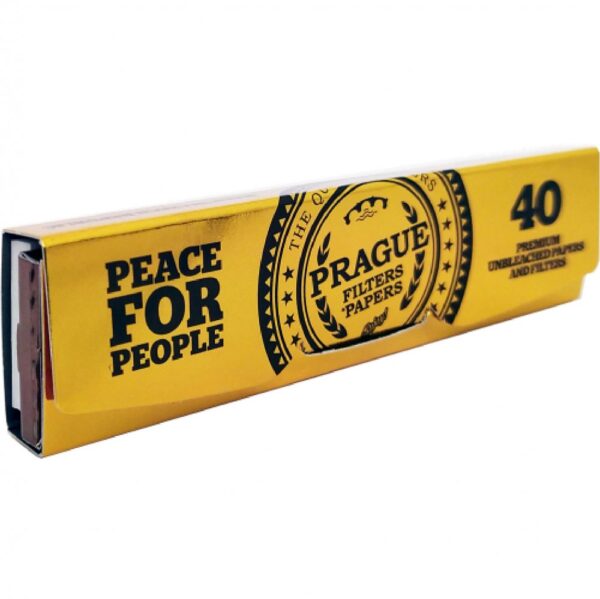 Prague Filters and Papers - Cigarettaszűrők és papírok - Fehérítetlen készlet