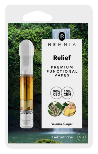 Hemnia Cartridge Relief - 90% CBD