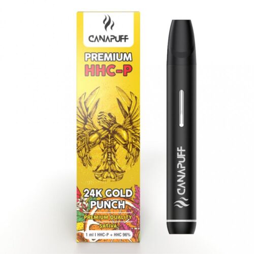 CanaPuff 24K GOLD PUNCH 96 % HHCP - Eldobható vape toll