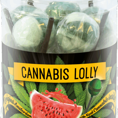 Cannabis Watermelon Kush nyalókák – ajándékdoboz (10 nyalóka)