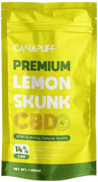 CanaPuff CBD Kendervirág Citromos Skunk