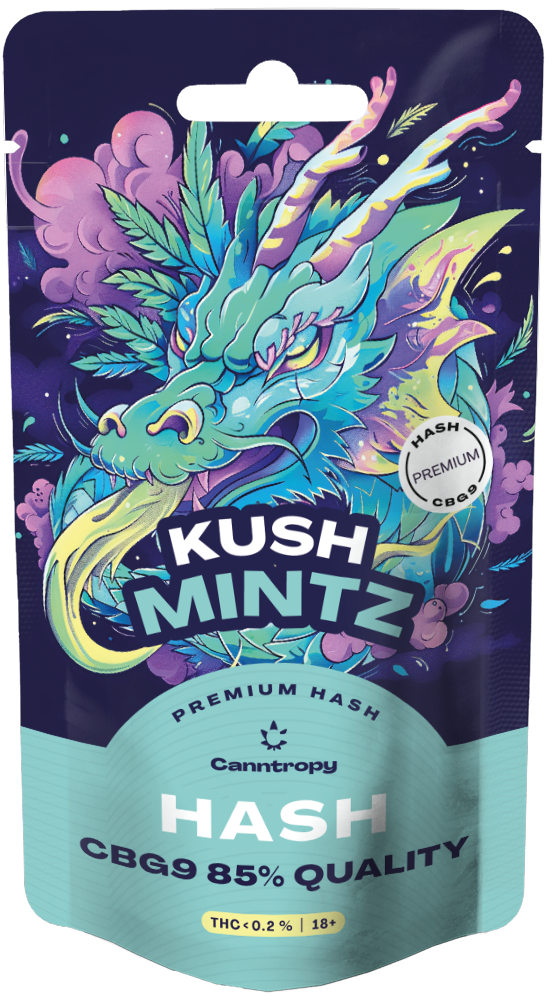 Canntropy CBG9 Hash Kush Mintz