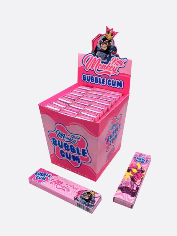 Monkey King Smellpack Pink KS sodrópapírok hegyekkel (rágógumi illatú)