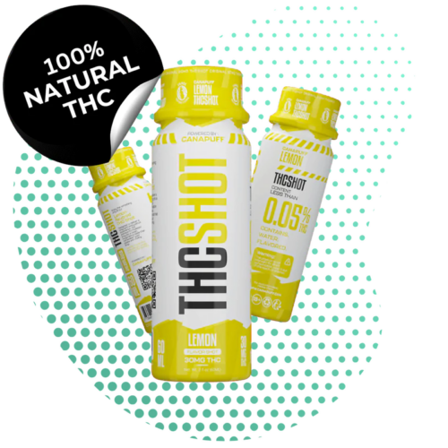 CanaPuff THC SHOT - Citrom 60 ml (THC 30 mg)