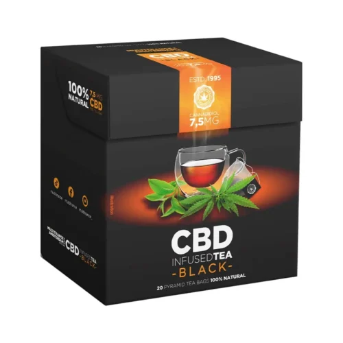 CBD fekete tea