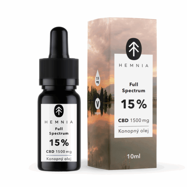 Hemnia Teljes spektrumú CBD kenderolaj 15%