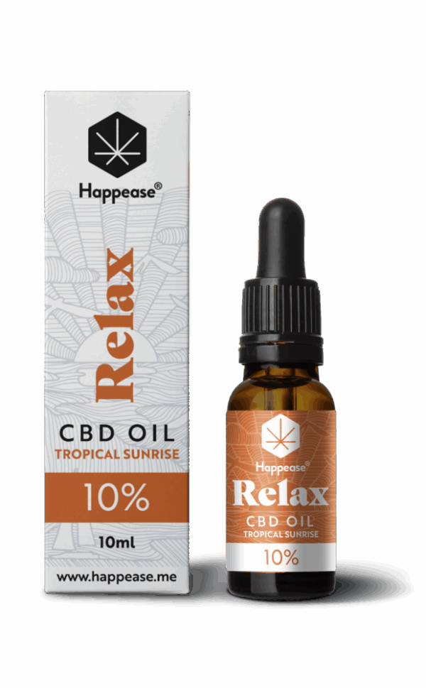 Happease Relax CBD Oil Tropical Sunrise