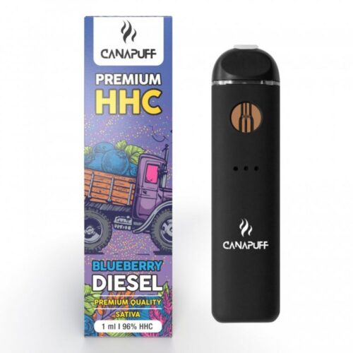 CanaPuff Vape toll BLUEBERRY DIESEL 96% HHC