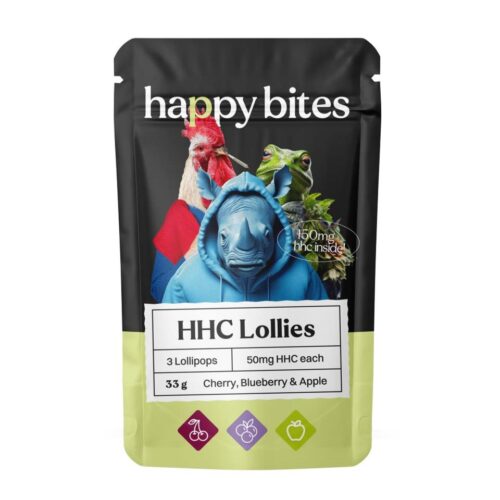 Happy Bites HHC Lollies cseresznye / áfonya / alma