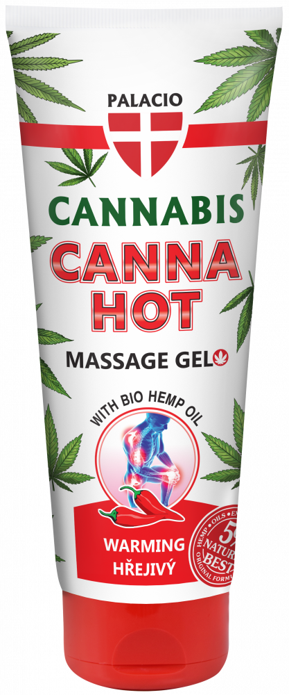 Palacio CANNABIS masszázsgél melegítő tubus