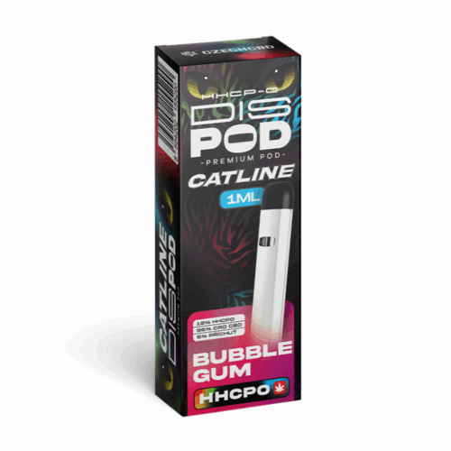 Czech CBD HHCPO CATline Vape Pen disPOD rágógumi