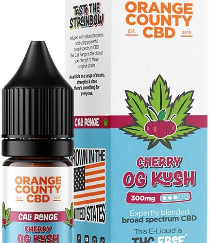 Orange County CBD E-Liquid Cherry OG Kush