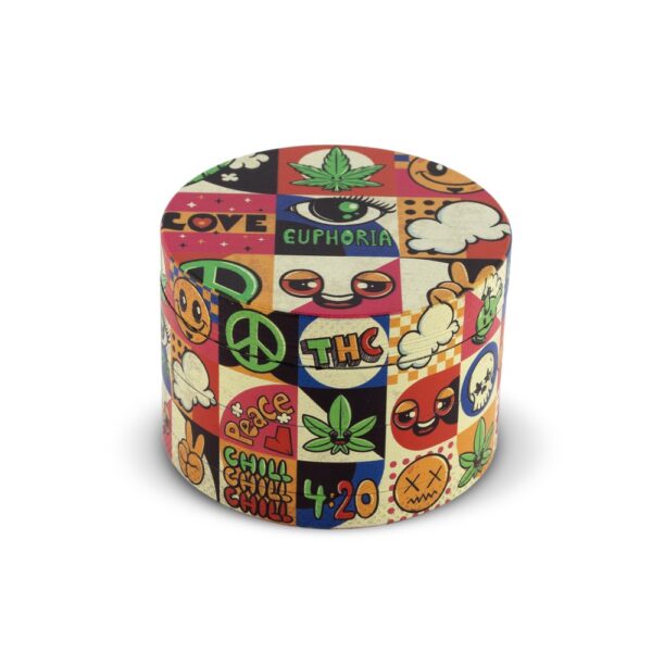 Euphoria Fémcsiszoló Groovy 63 mm - 4 részes