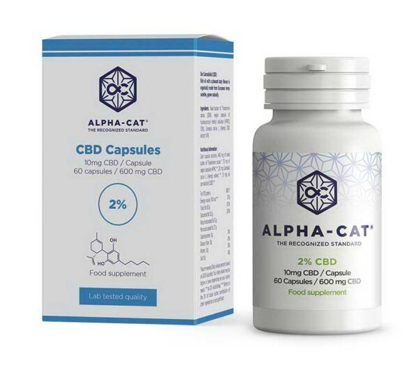 Alpha-CAT CBD kapszula 60x10 mg