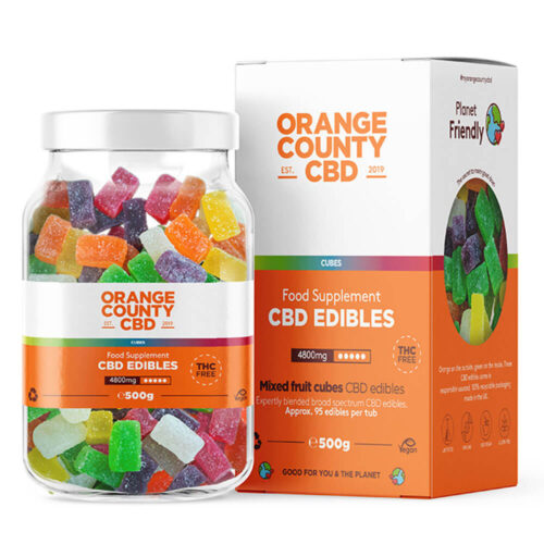 Orange County CBD Gumik kockák