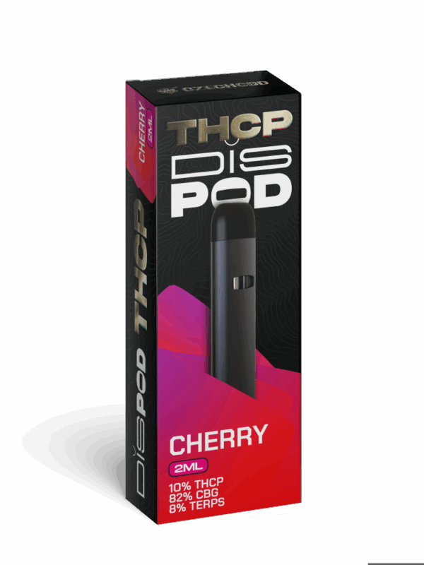Czech CBD THCP Vape Pen disPOD Cherrry 10% THCP