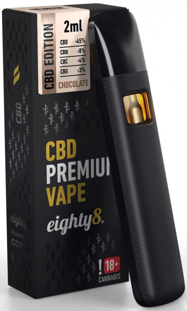 Eighty8 CBD Vape Pen Premium Chocolate