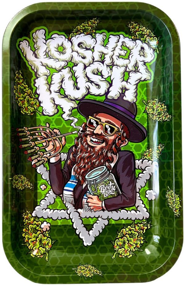 Best Buds Kosher Kush fém gördülőtálca
