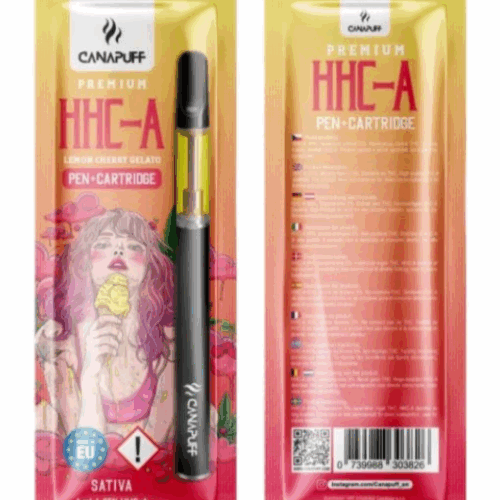 CanaPuff HHCA toll + patron Lemon Cherry Gelato