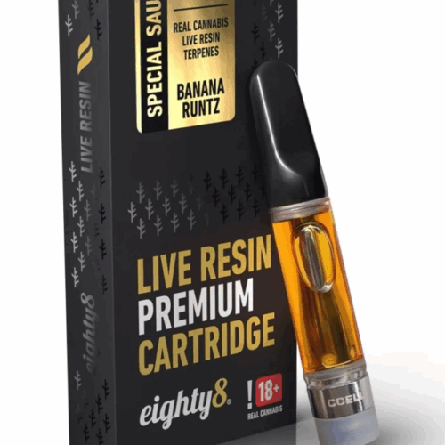 Eighty8 CBD Cartridge Banana Runtz élőgyanta terpének