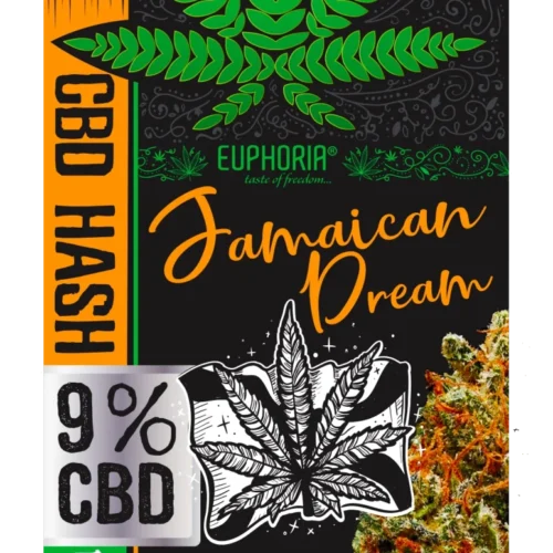 Euphoria CBD Hash 9% Jamaicai álom