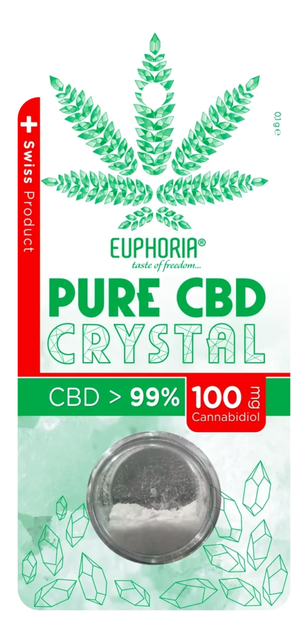 Euphoria Tiszta CBD kristály - 99% (100 mg)