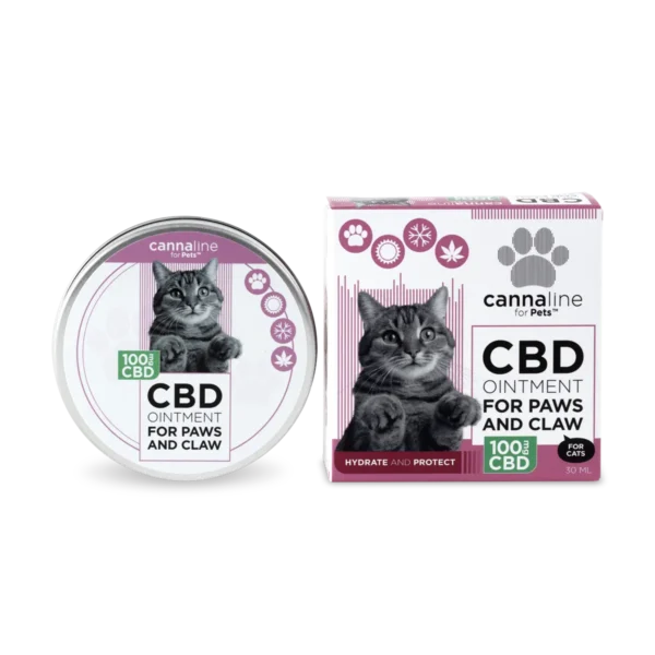 Cannaline CBD kenőcs mancsokhoz és karmokhoz macskáknak