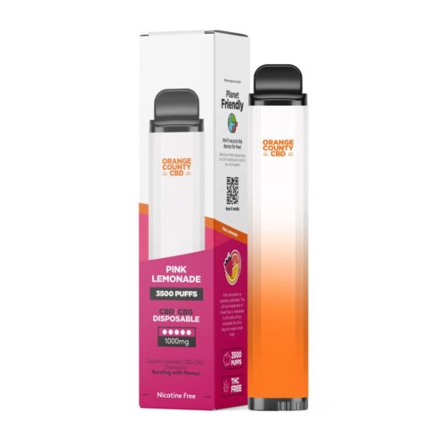 Orange County CBD Vape toll Rózsaszín limonádé 3500 Pöfékel