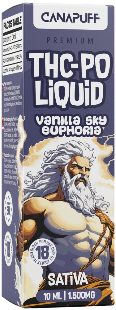 CanaPuff THCPO folyékony vanília égbolt Euphoria